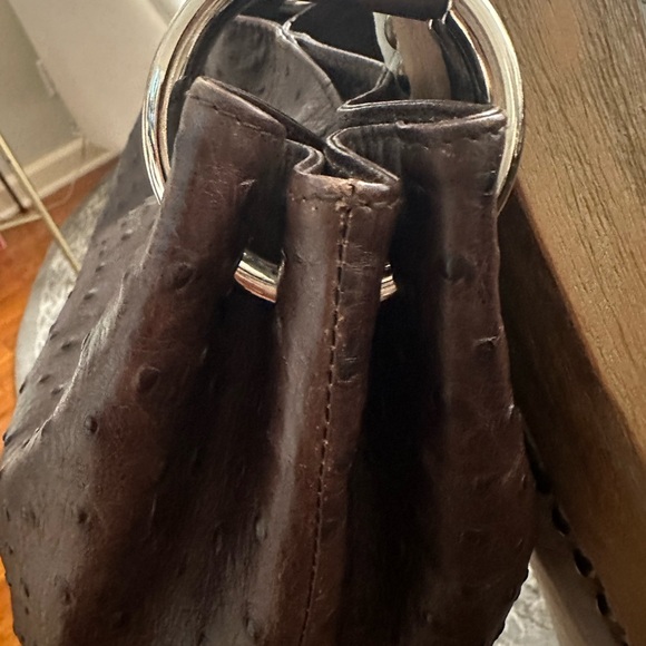 FURLA | Vintage Croc Leather Hand/Shoulder Bag - Picture 8 of 9